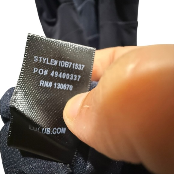 Lulus Perfect Opportunity Navy Blue Maxi Dress Size Small - Picture 10 of 16